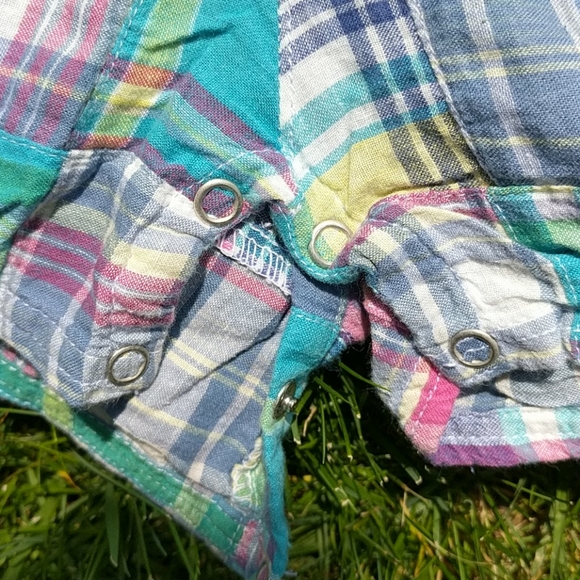 Ralph Lauren boys Madras plaid 18-24m 1 piece - Picture 4 of 5